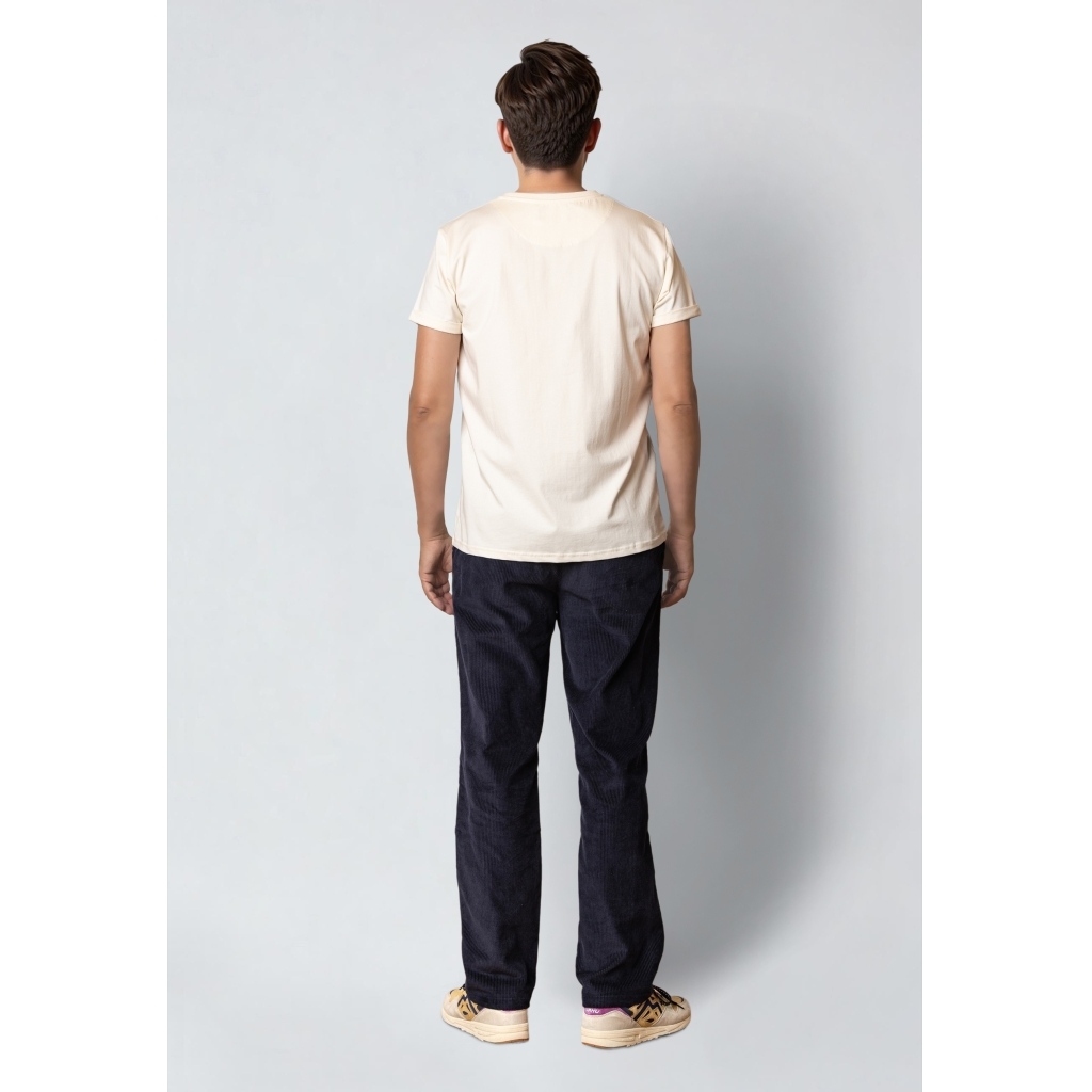 CLEANCUT COPENHAGEN BASIC ORGANIC TEE Größe: L Farbe: ECRU