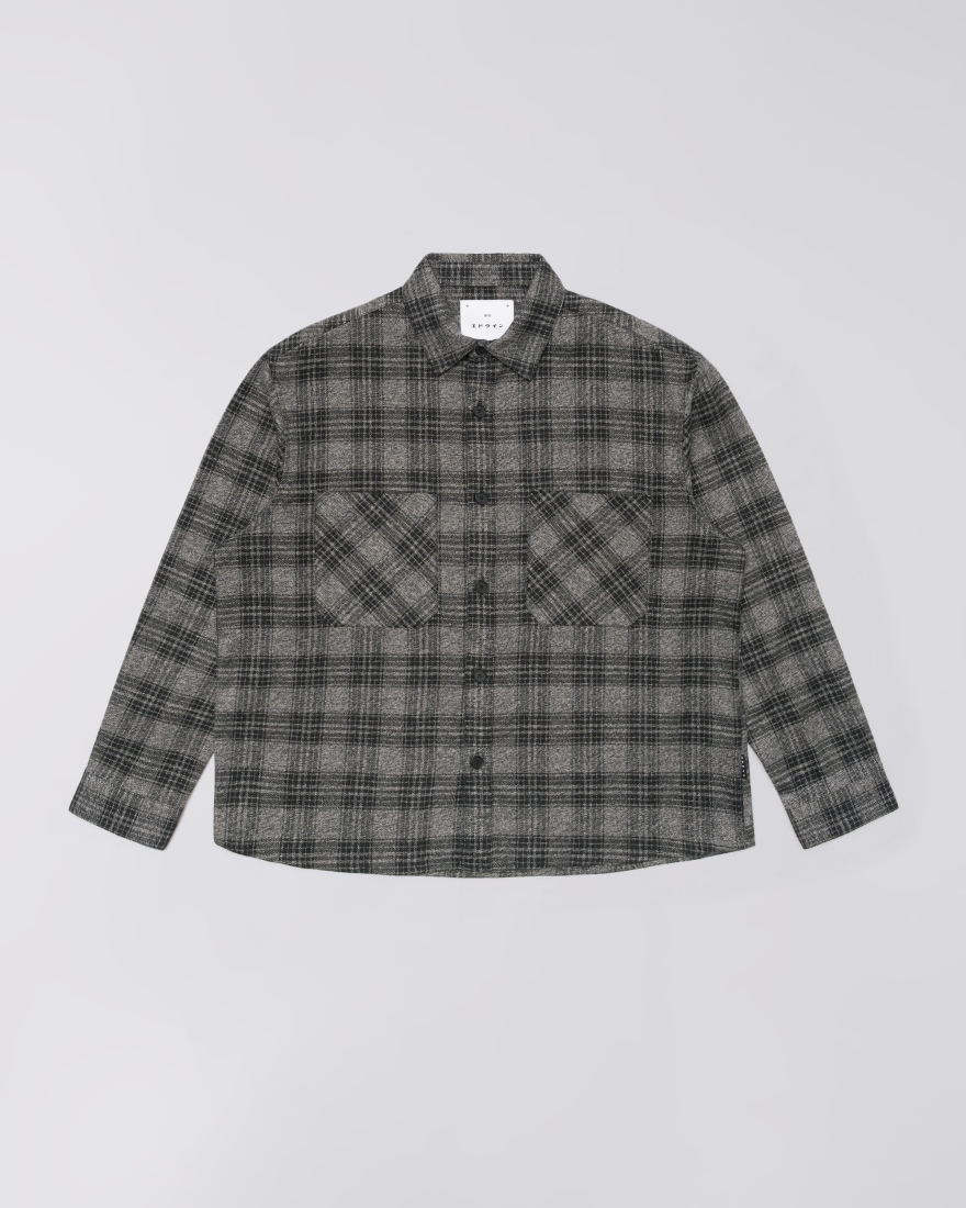 EDWIN ACE SHIRT LS Größe: M Farbe: GREY GARM.