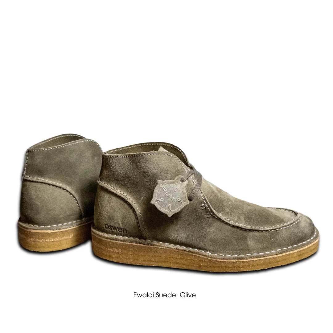 OSWEN EWALDI SUEDE OLIVE Größe: 43 Farbe: OLIVE