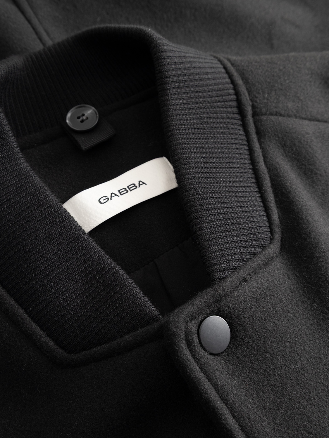 GABBA MATHEO PLAIN BOMBER JACKET Größe: S Farbe: BLACK