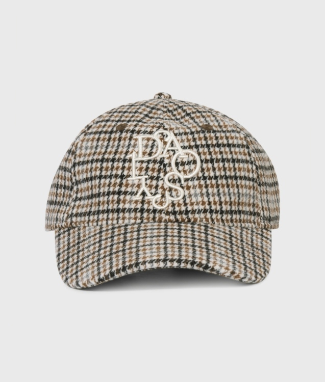 10DAYS WOOL BLEND CHECK CAP