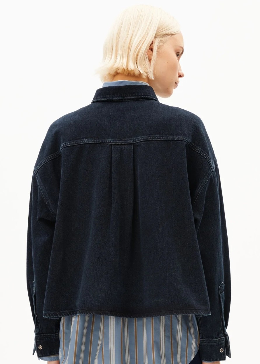 ARMEDANGELS NALAANI DENIM BLOUSE Größe: M Farbe: RINSE