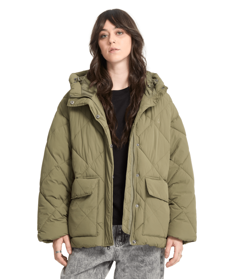 VOLCOM OUT OF BOXY PUFF Größe: M Farbe: Grün