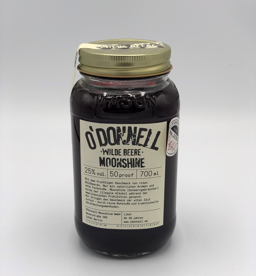 O`DONNELL MOONSHINE WILDE BEERE