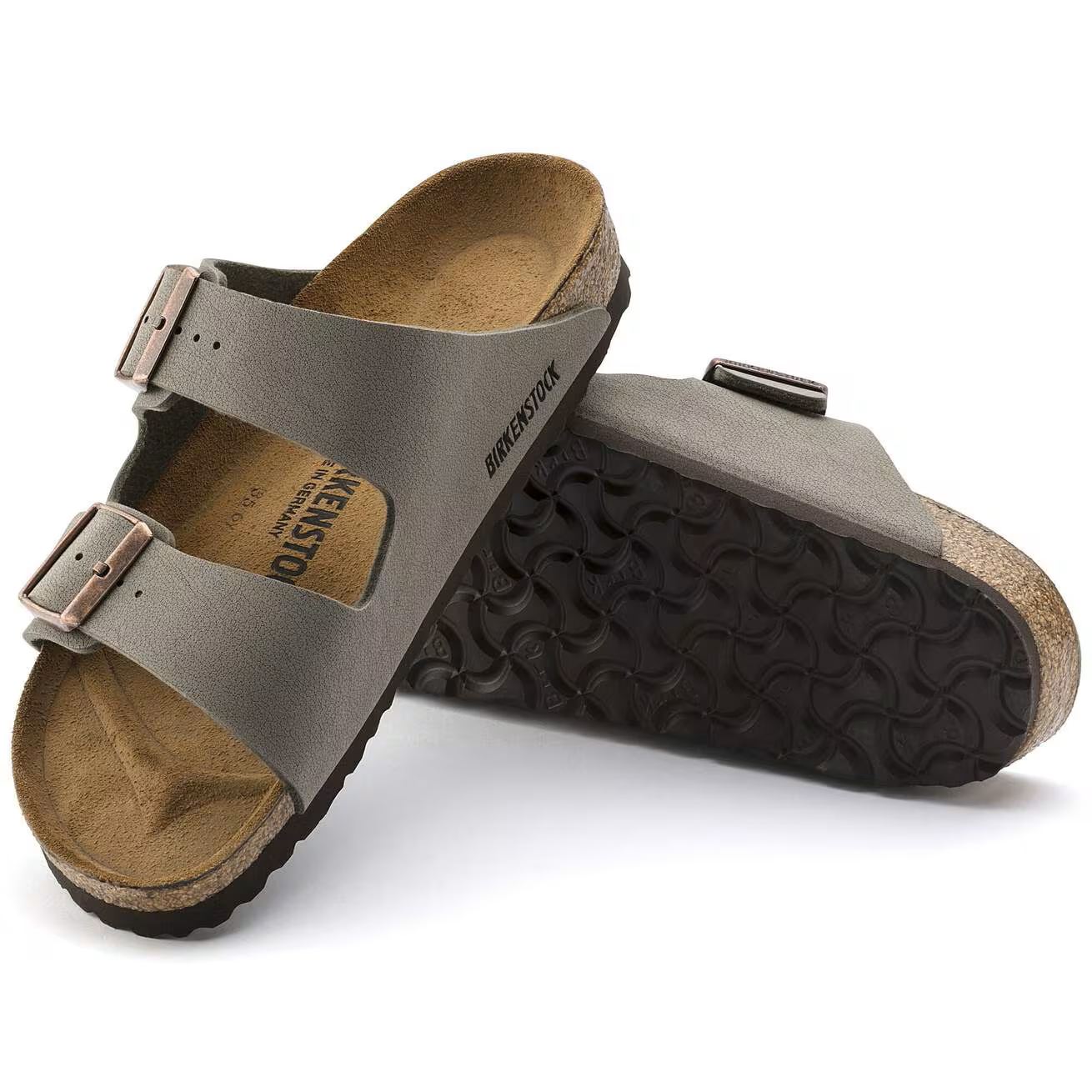 BIRKENSTOCK ARIZONA BF NUBUK Größe: 43 Farbe: STONE