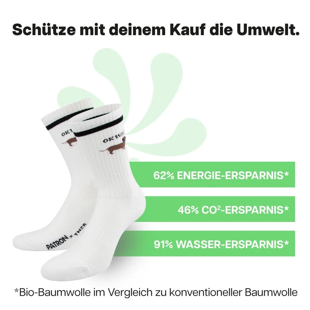 PATRON OK WAU DACKEL Größe: 41-46 Farbe: WEISS
