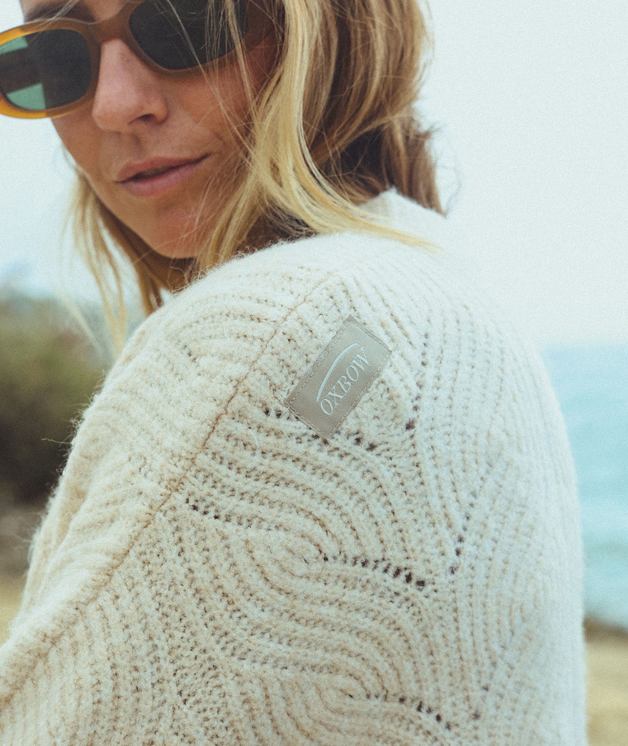 OXBOW FANCY STICHES SWEATER Größe: S Farbe: Ivory