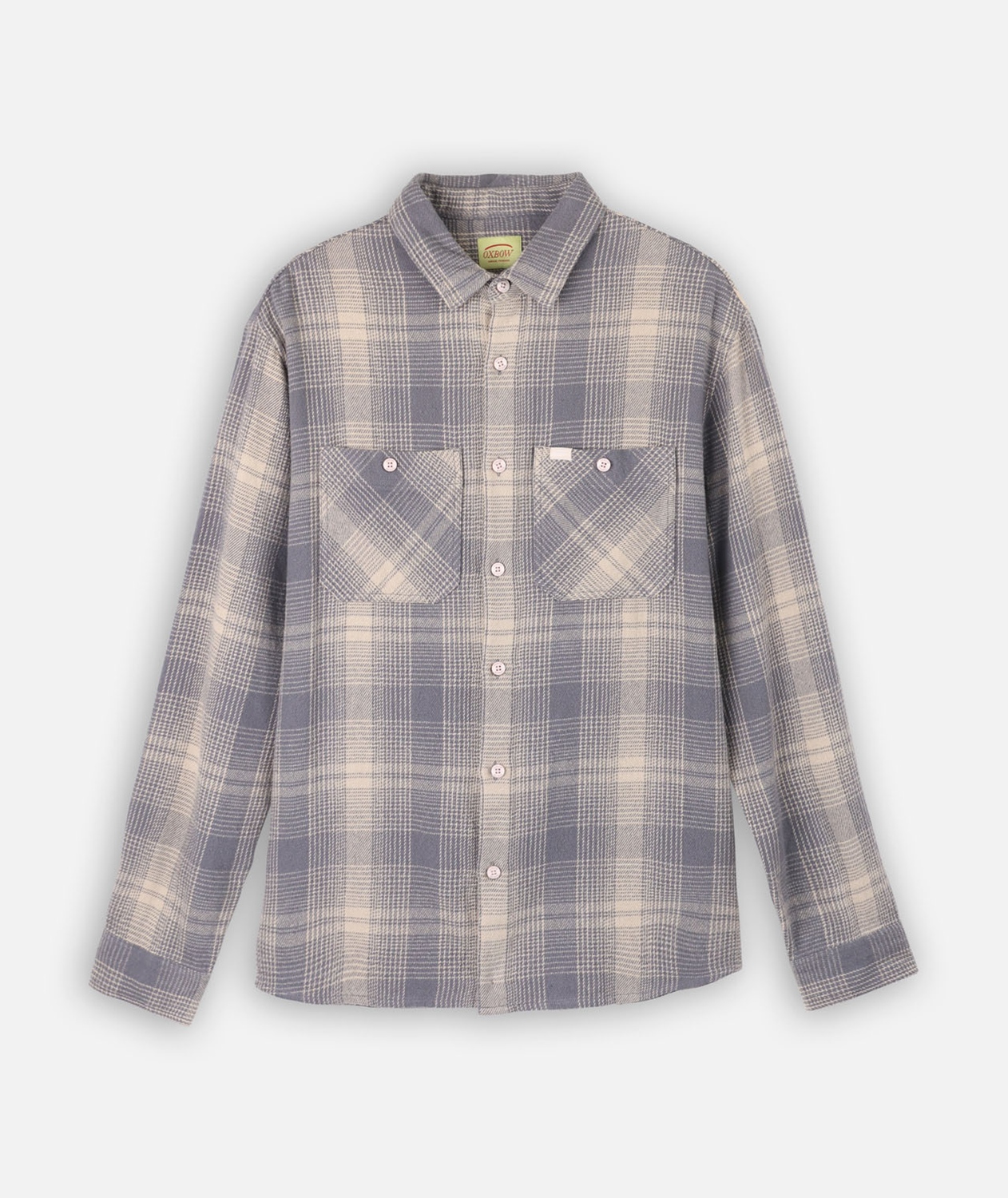OXBOW BOUNDARY FLANNEL SHIRT Größe: XL Farbe: SHARKSKIN