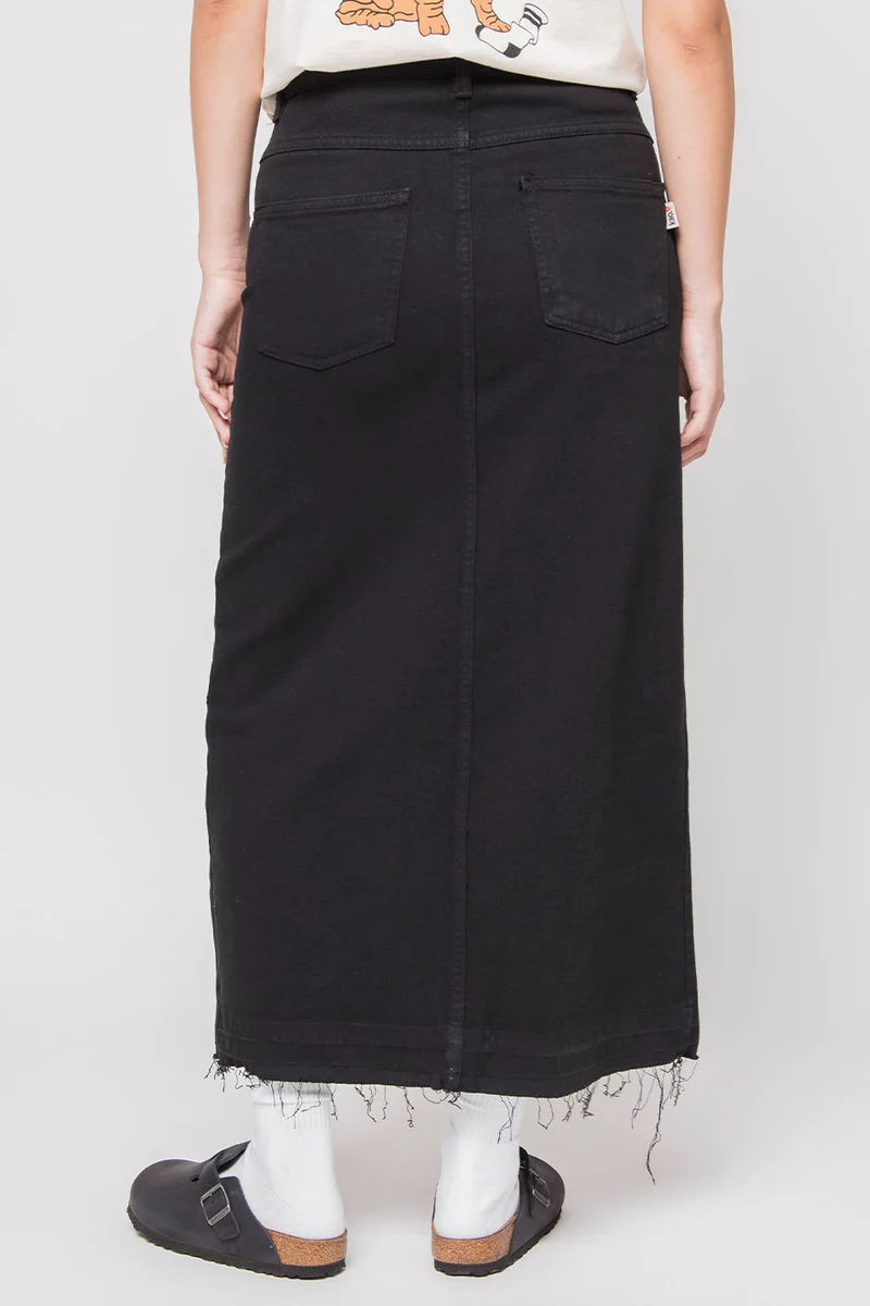 KAOTIKO LONG DENIM SKIRT