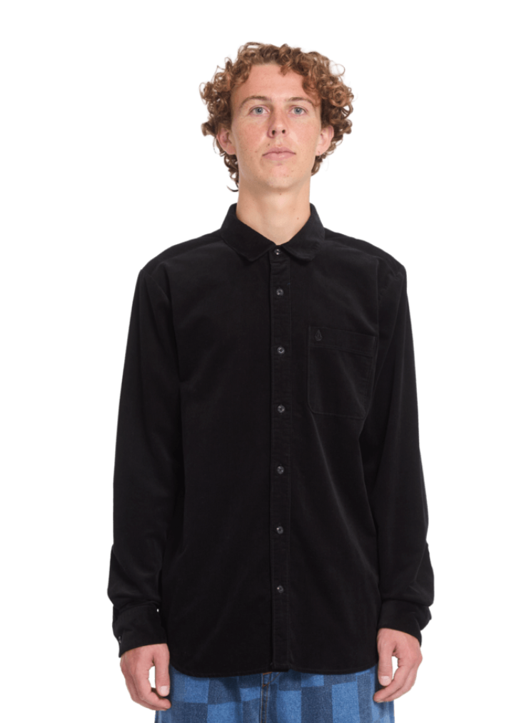 VOLCOM ZANDER  CORD  L/S Größe: S Farbe: BLK C.