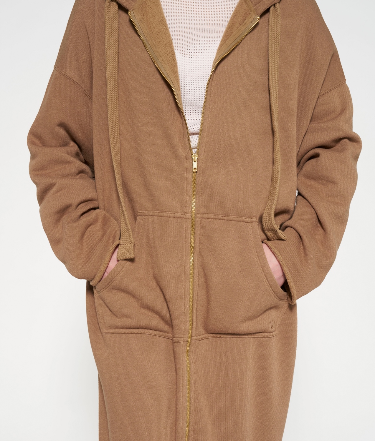 10DAYS CARDIGAN FLEECE TRIPLE STIPE