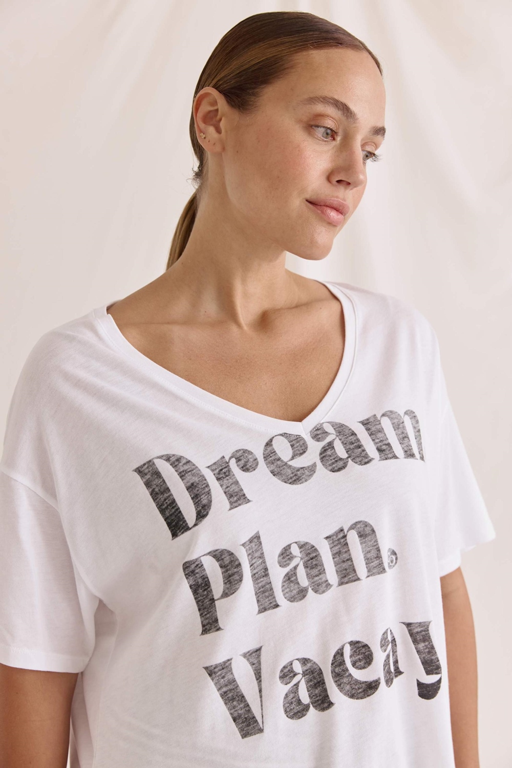 COTTON CANDY KARIAN T-SHIRT Größe: M Farbe: WHITE