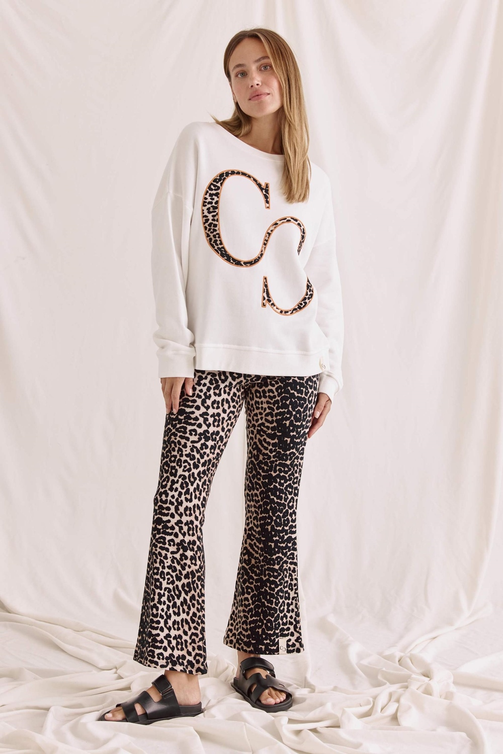 COTTON CANDY LADIES SWEATSHIRT Größe: S Farbe: O.WHITE