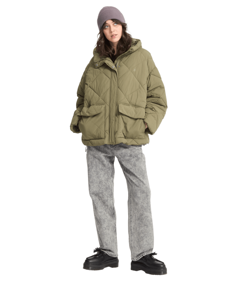VOLCOM OUT OF BOXY PUFF Größe: M Farbe: Grün
