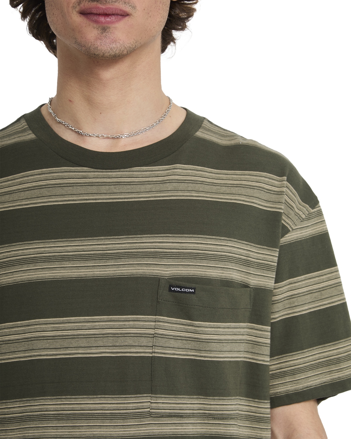 VOLCOM TWILIGHT CREW Größe: S Farbe: Grün