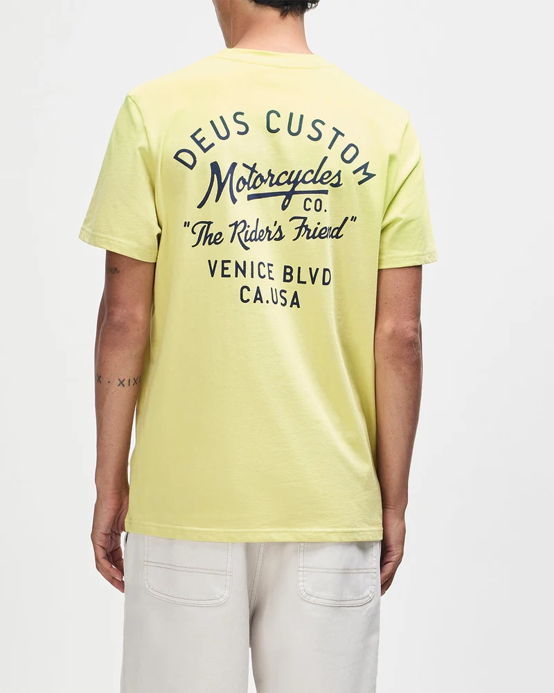 DEUS CAMBER TEE Größe: M Farbe: CANARY