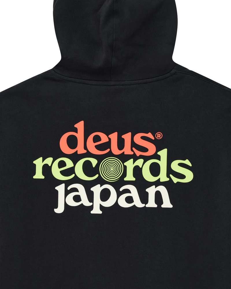 DEUS STRATA ZIP HOOD Größe: S Farbe: BLACK