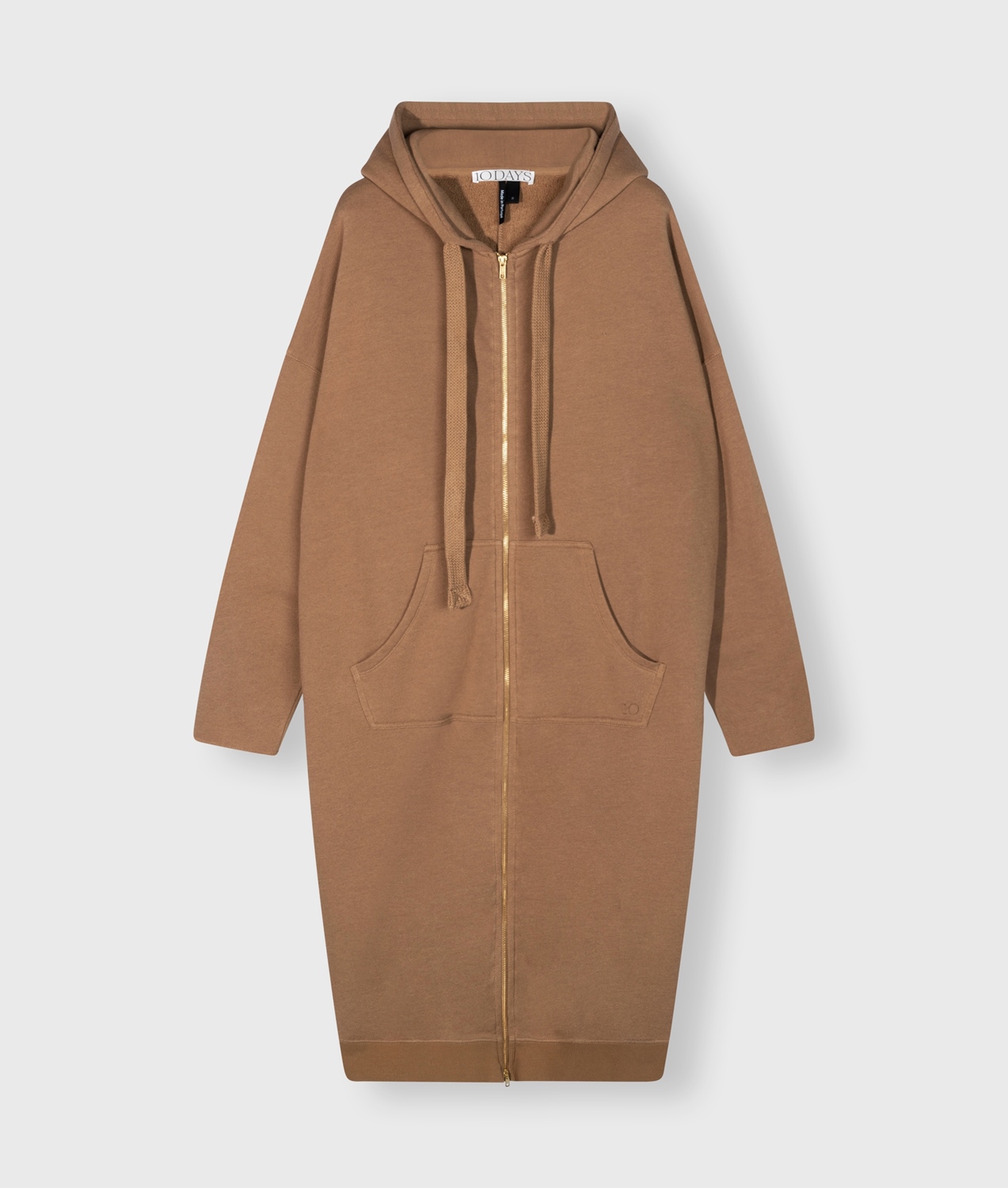 10DAYS CARDIGAN FLEECE TRIPLE STIPE