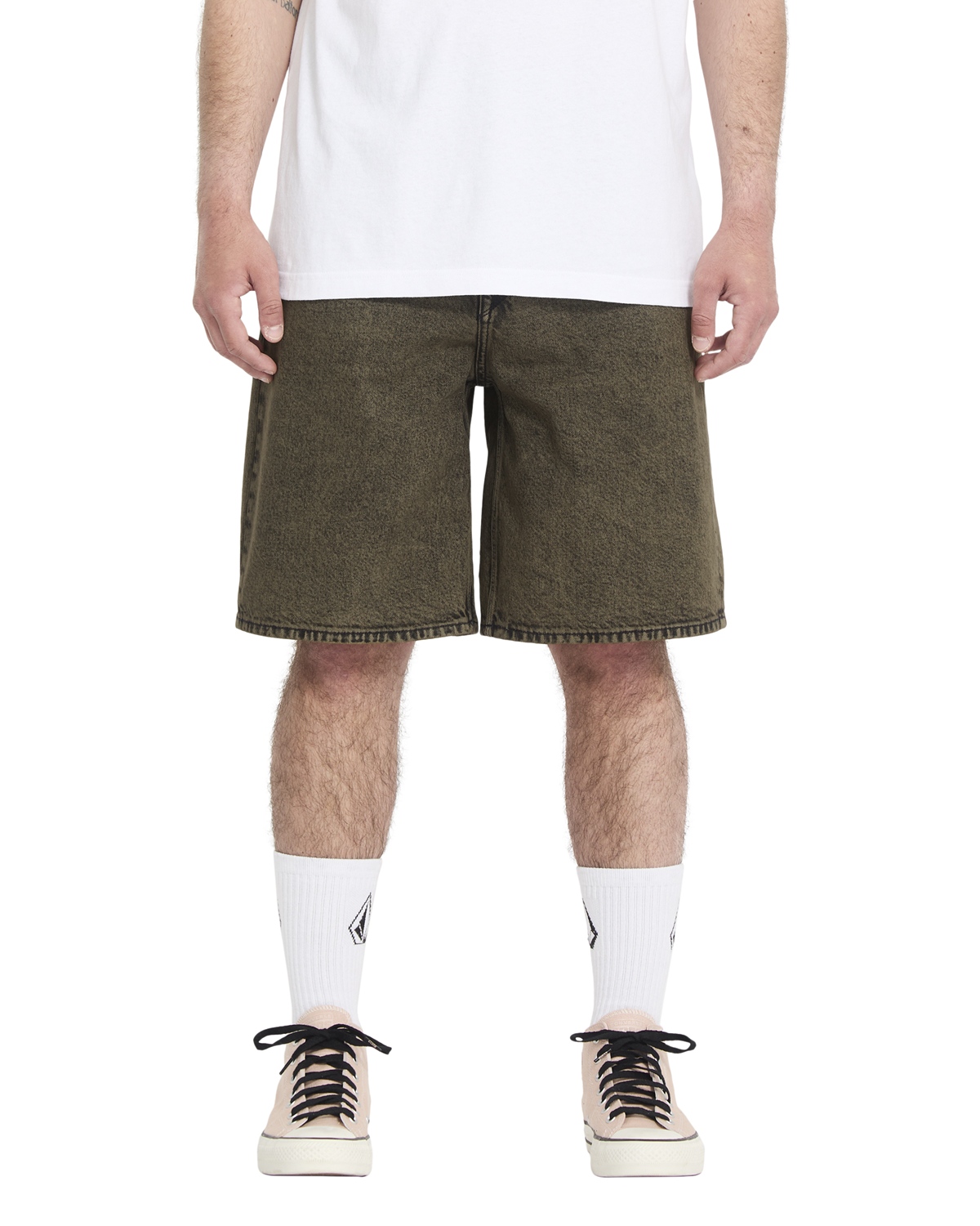 VOLCOM BILLOW DENIM SHORT 22 Größe: 32 Farbe: BLACK
