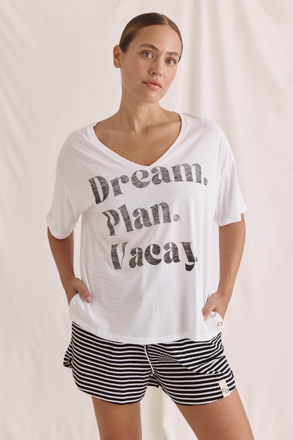COTTON CANDY KARIAN T-SHIRT Größe: M Farbe: WHITE