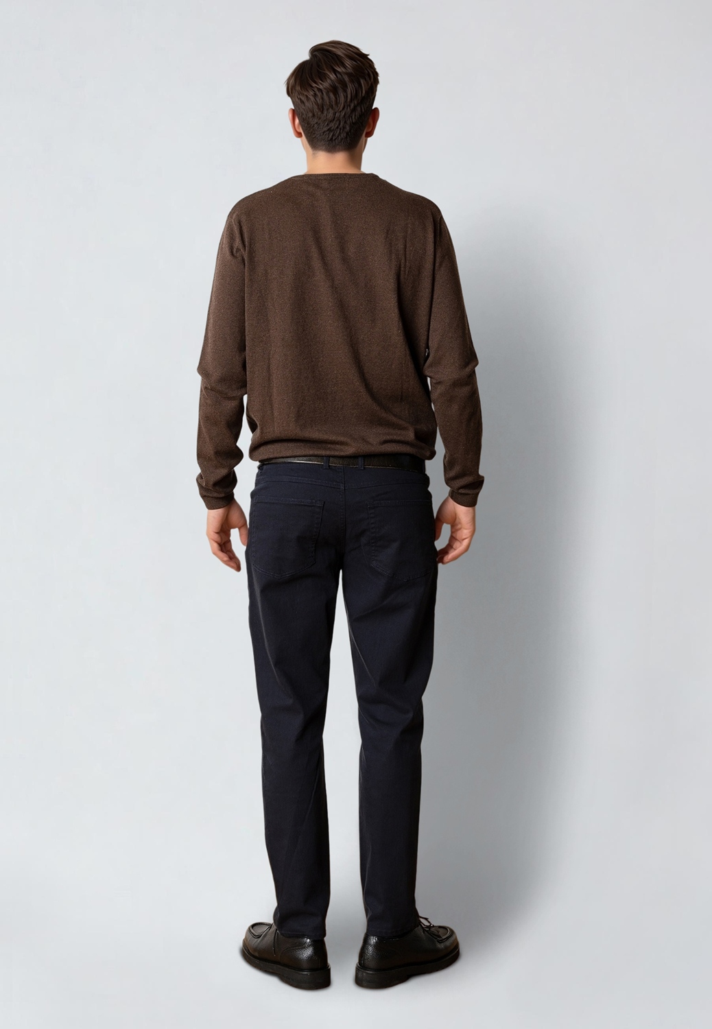 CLEANCUT COPENHAGEN CLAUDE CREWNECK KNIT Größe: XL Farbe: BROWN