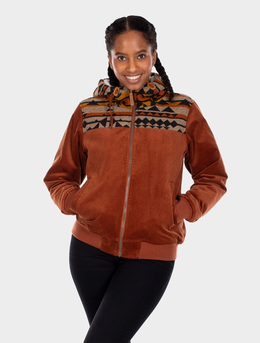IRIEDAILY INDI SPICE JACKET [RED BROWN]