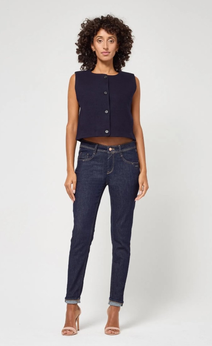 GANG 94 AMELIE RELAXED FIT Größe: 30 Farbe: PREWASHED