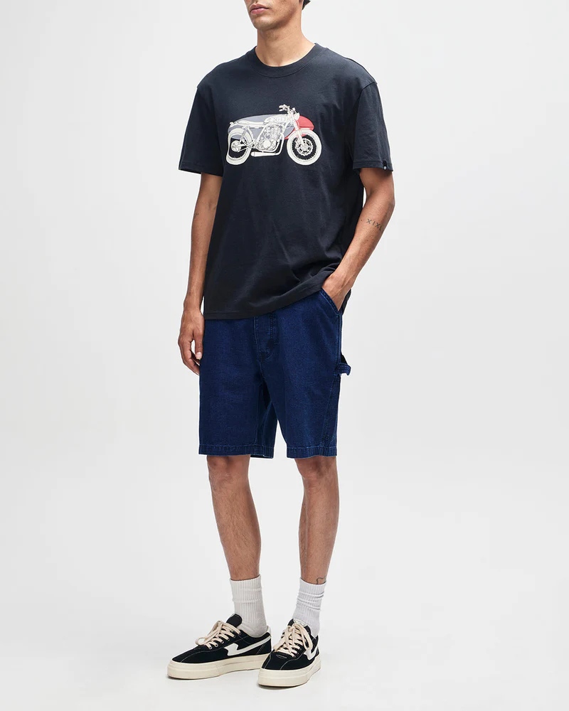 DEUS DROVERS DOG TEE Größe: XL Farbe: BLACK