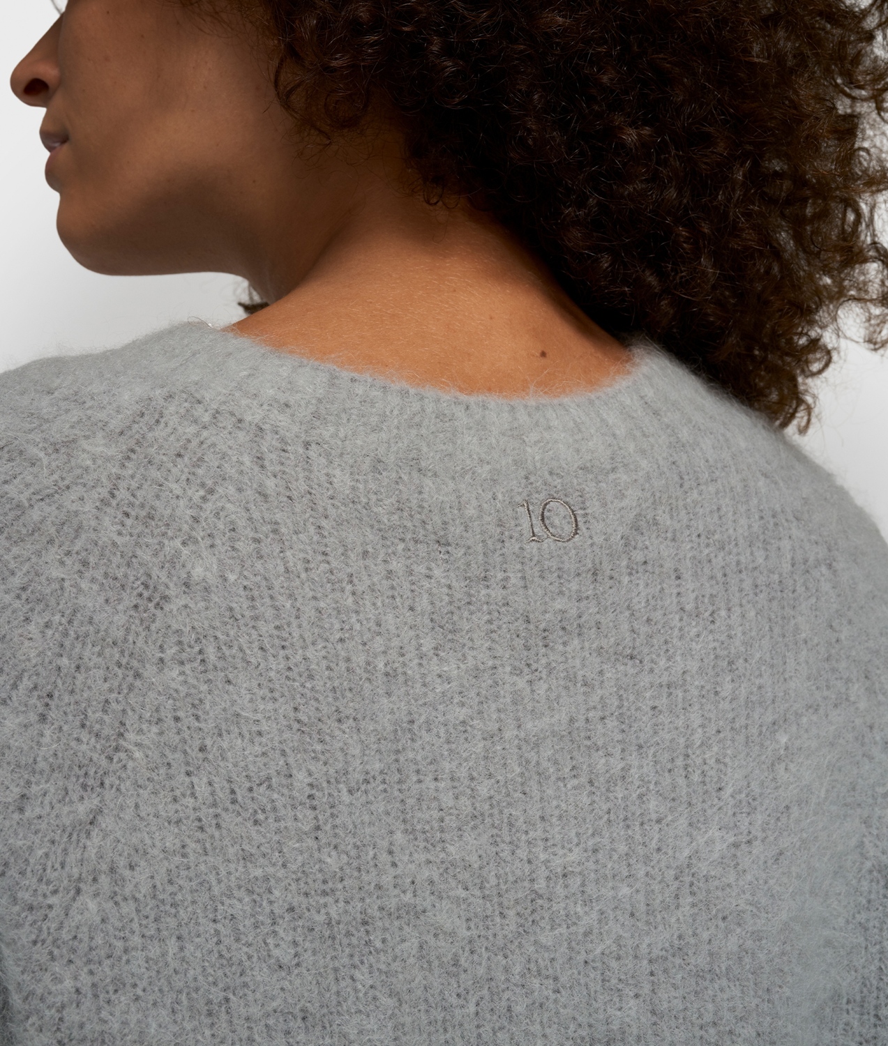 10DAYS KNIT SLEEVE KNIT SWEATER Größe: XS Farbe: L.GRAPHITE