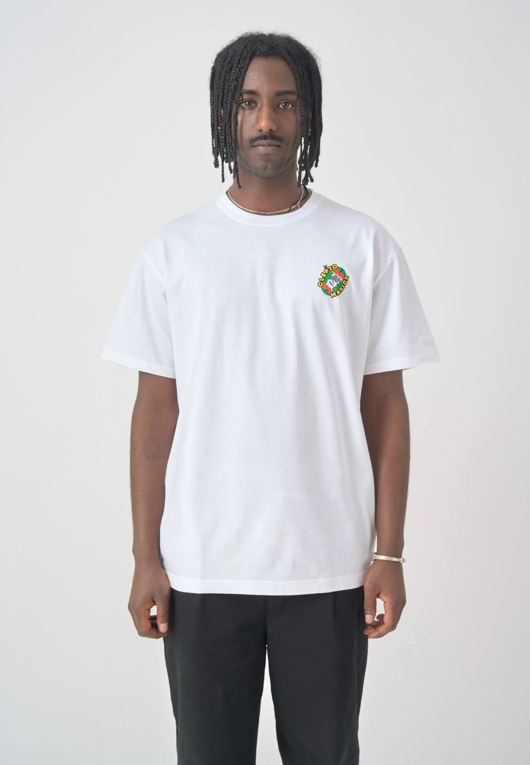 CLEPTOMANICX BOXY TEE FRESH FRUITS Größe: M Farbe: WHITE