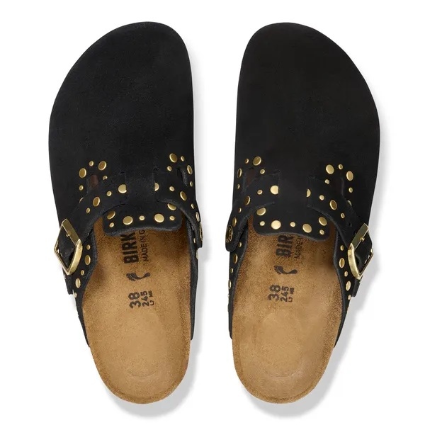 BIRKENSTOCK BOSTON RIVET LEVE Größe: 38 Farbe: BLACK