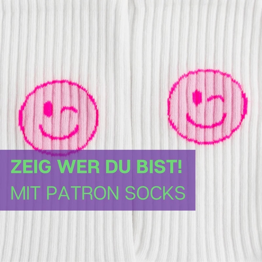 PATRON ZWINKERSMILE Größe: 36-40 Farbe: WEISS PINK