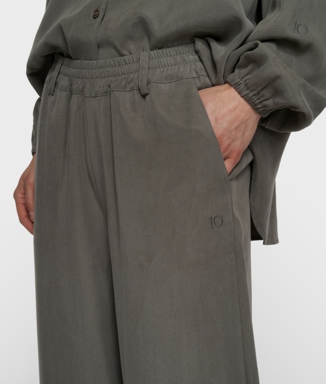 10DAYS BANANA PANTS LYOCELL Größe: XXS Farbe: DARK FOG