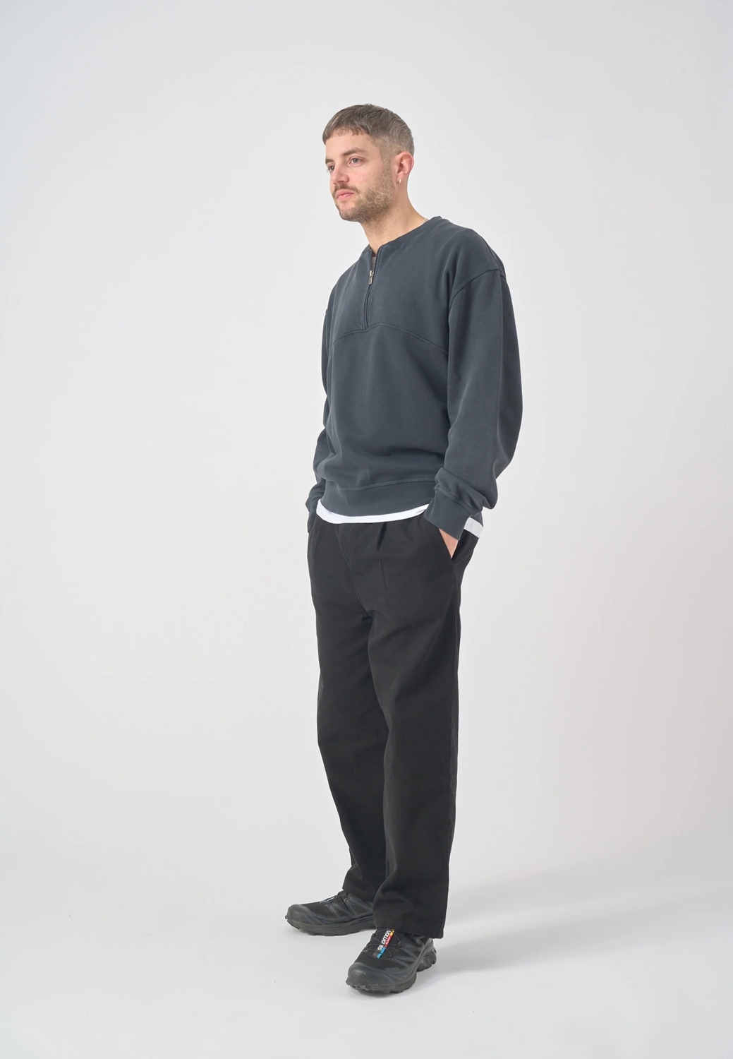 CLEPTOMANICX BOXY CREWNECK GUNTER