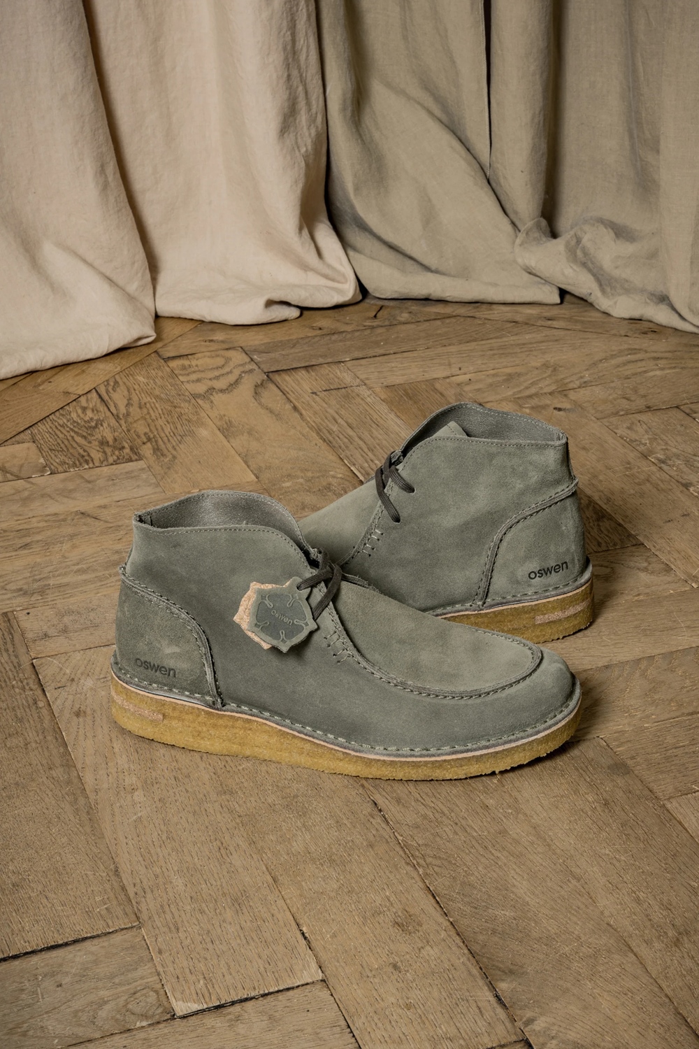 OSWEN EWALDI SUEDE OLIVE Größe: 43 Farbe: OLIVE