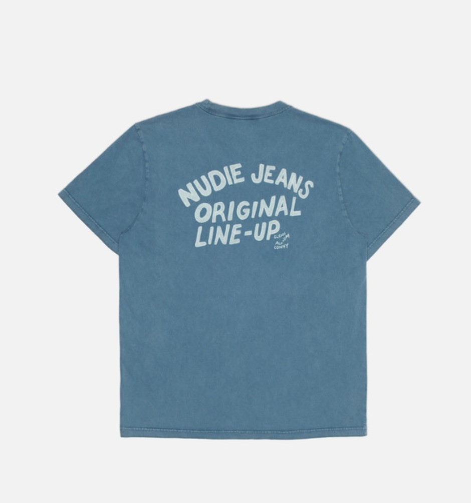 NUDIE JEANS ROY TEE Größe: L Farbe: F.BLUE