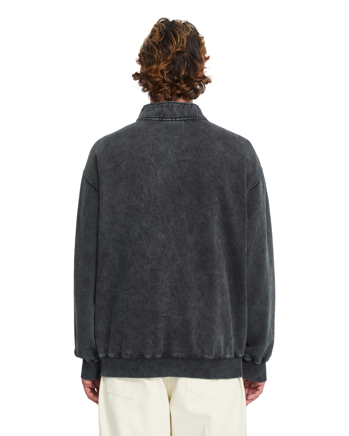 VOLCOM SINGLE STONE QUARTER ZIP Größe: S Farbe: Schwarz