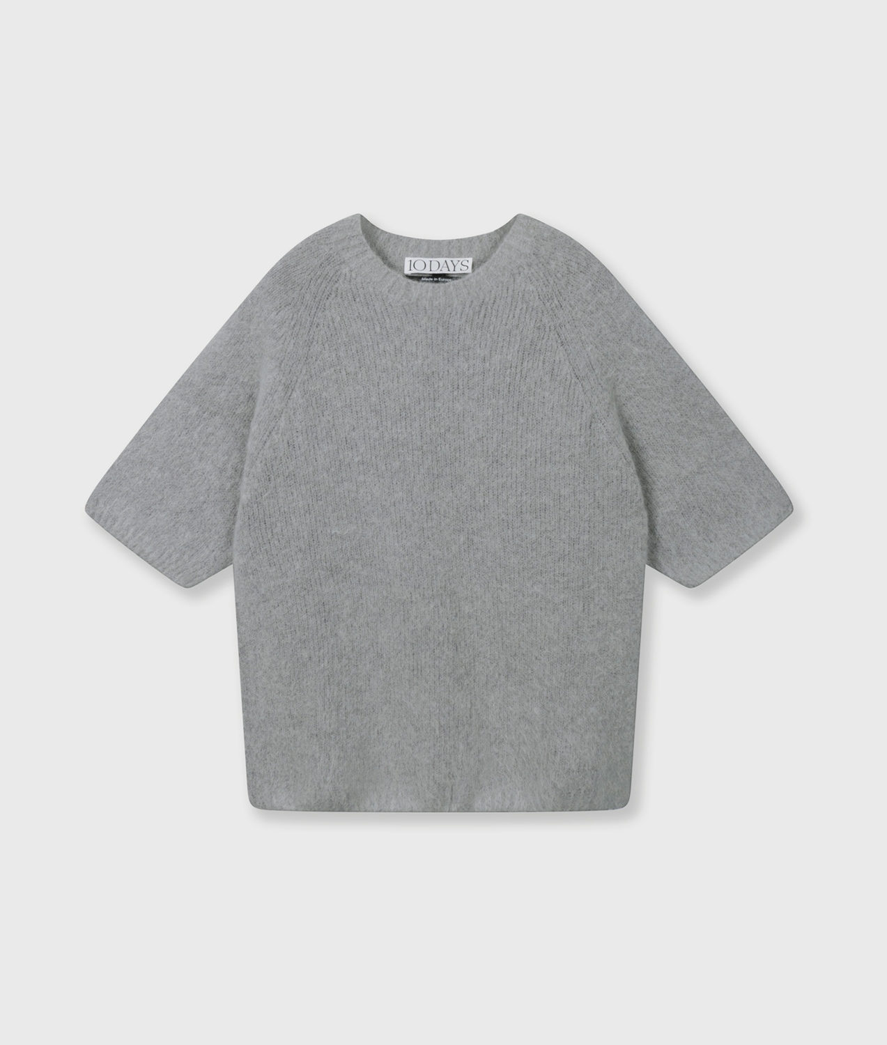 10DAYS KNIT SLEEVE KNIT SWEATER Größe: XS Farbe: L.GRAPHITE