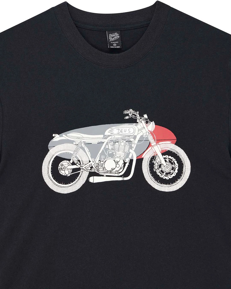 DEUS DROVERS DOG TEE Größe: XL Farbe: BLACK