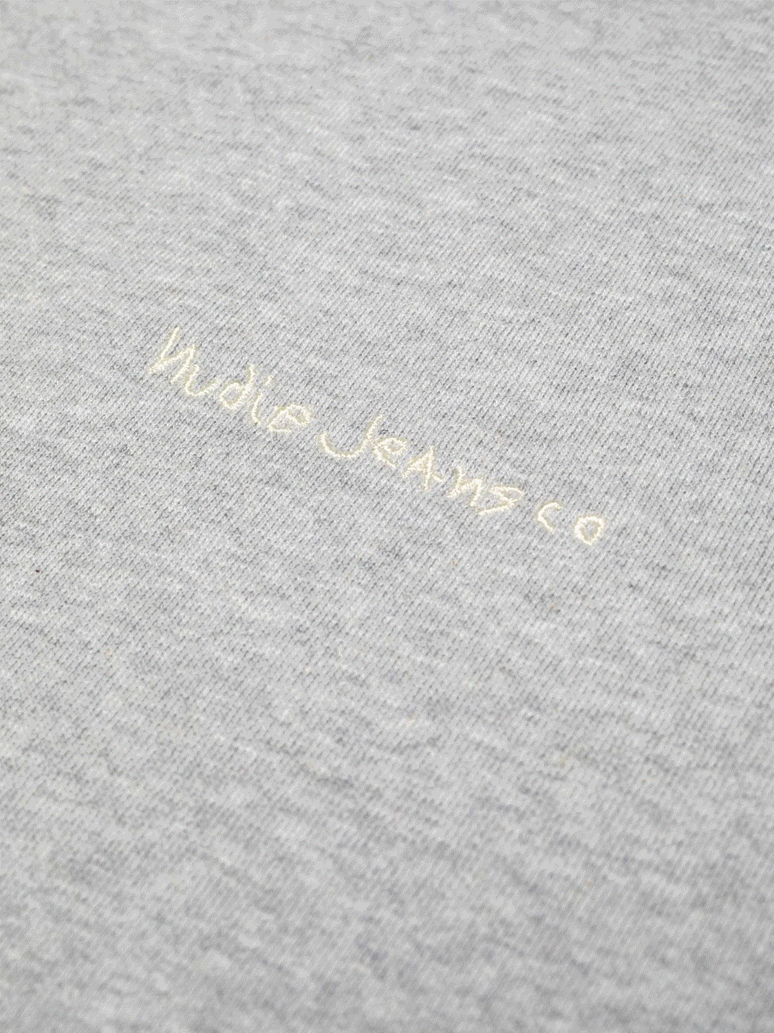 NUDIE JEANS PALLE LOGO CREW Größe: M Farbe: GREY