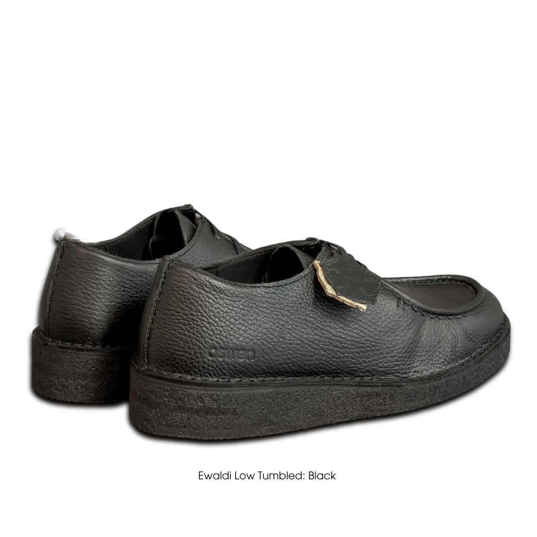 OSWEN EWALDI LOW TUMBLED Größe: 45 Farbe: BLACK
