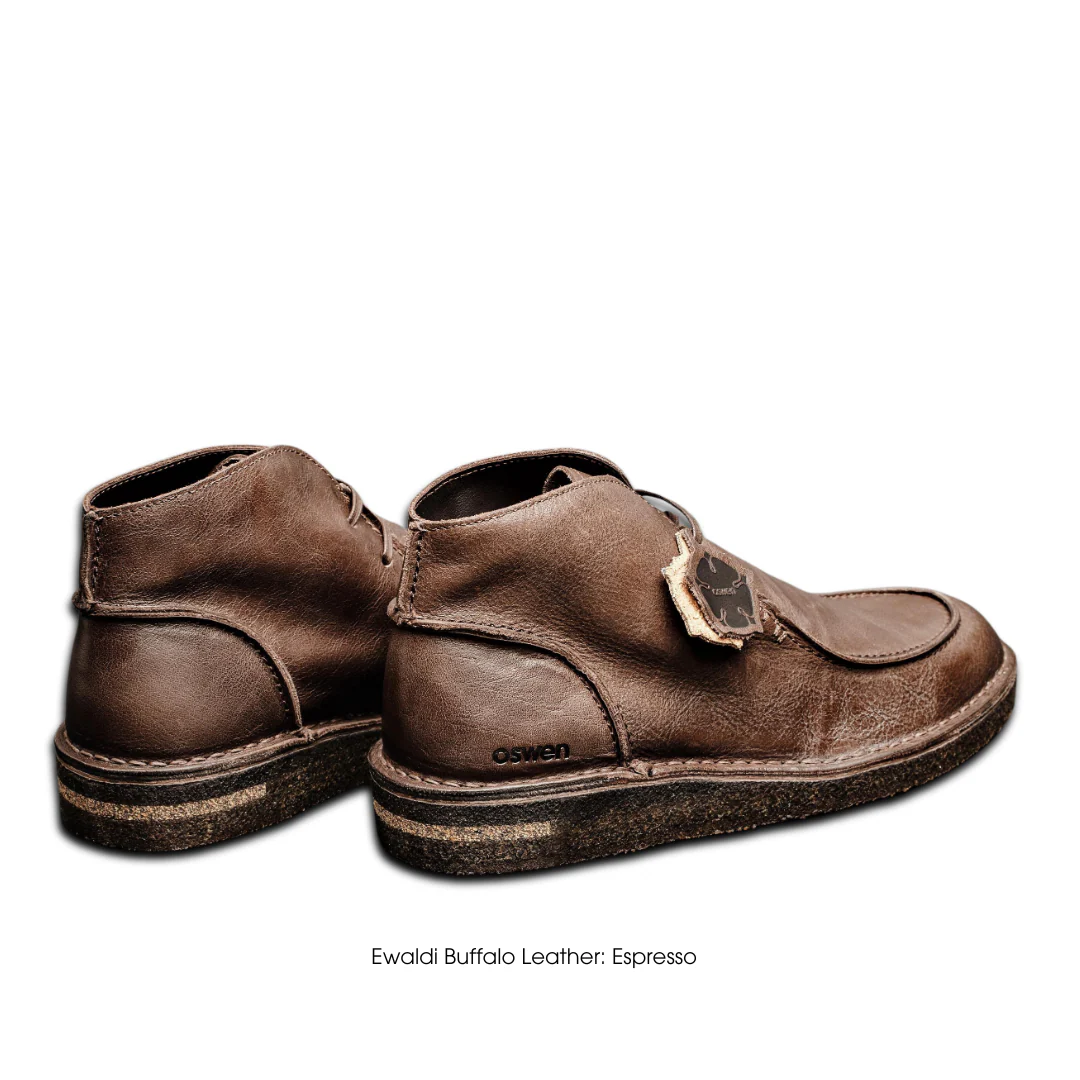 OSWEN EWALDI BUFFALO LEATHER Größe: 43 Farbe: ESPRESSO