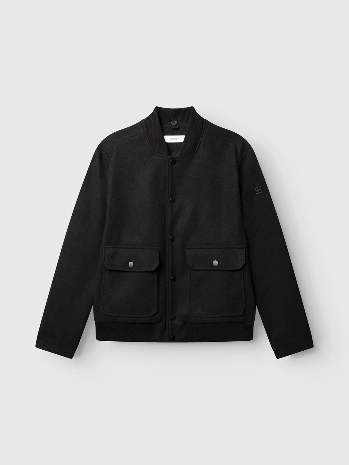 GABBA MATHEO PLAIN BOMBER JACKET Größe: S Farbe: BLACK