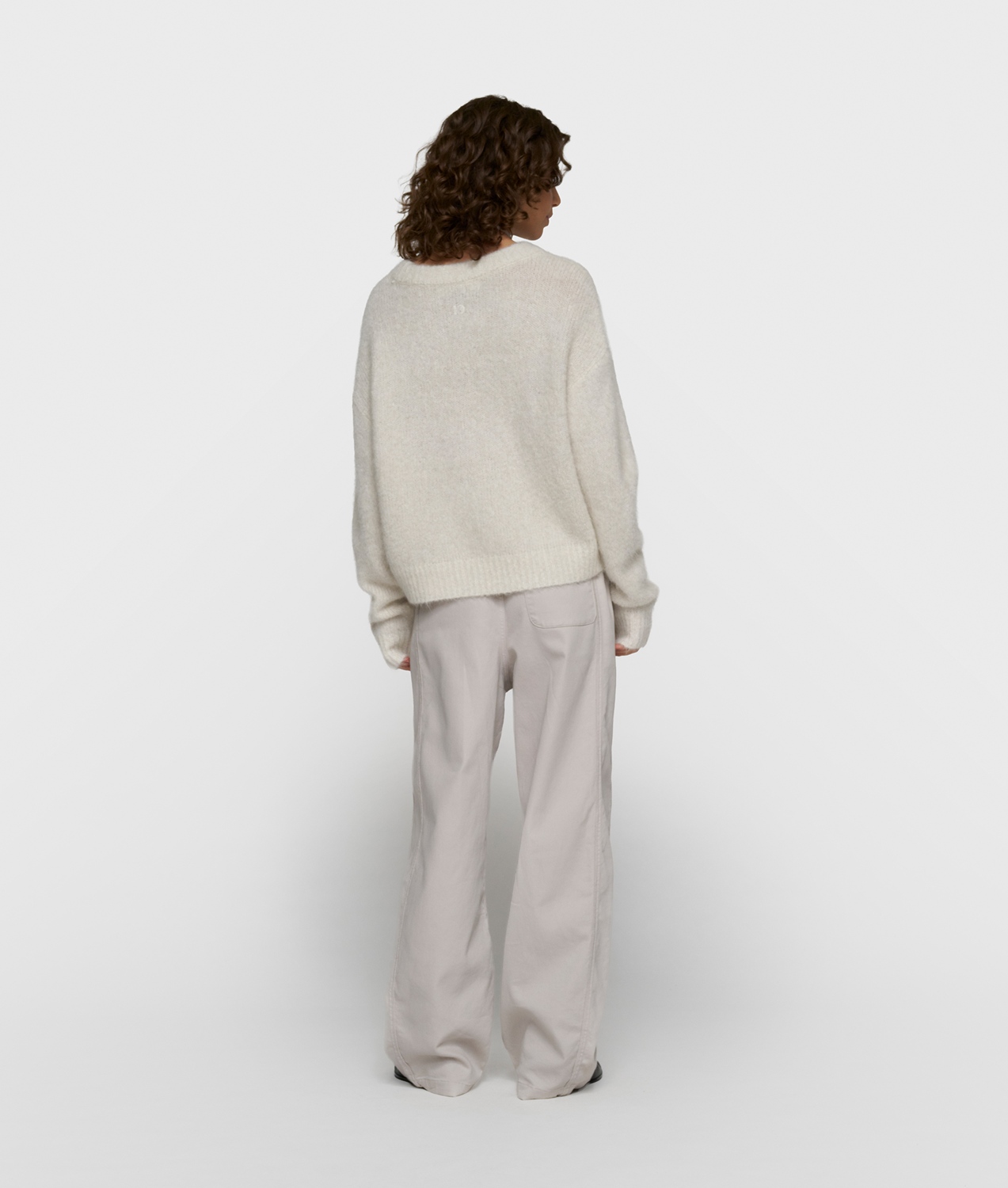 10DAYS HAIRY KNIT SWEATER LUREX Größe: M Farbe: ECRU