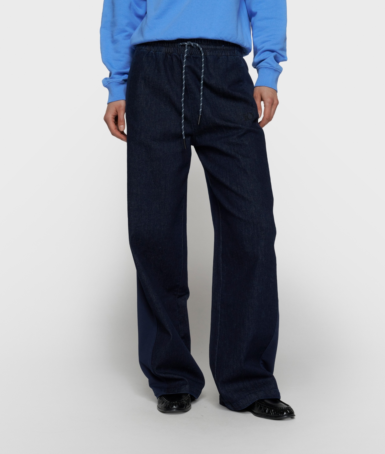 10DAYS WESTERN PANTS CHAMBRAY Größe: XXS Farbe: D.BLUE