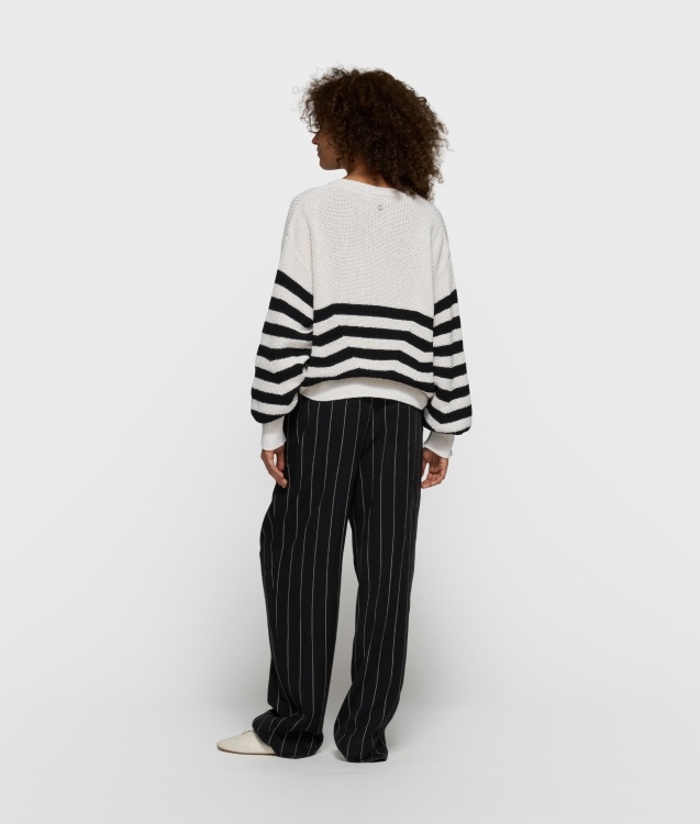 10DAYS V-NECK RIB  KNIT SWEATER Größe: XS Farbe: ECRU