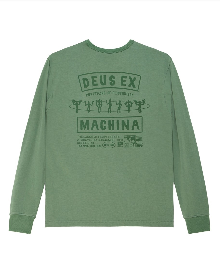 DEUS KUMBAYA LS TEE Größe: S Farbe: GREEN