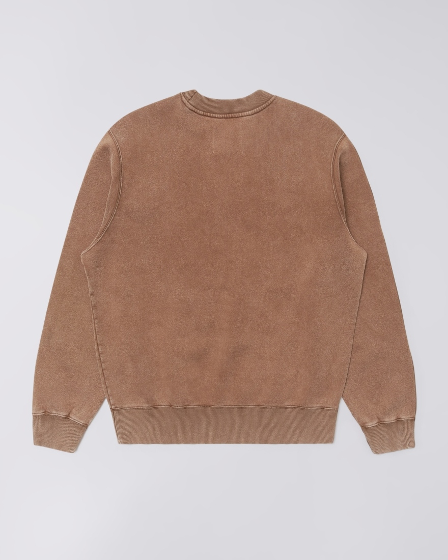 EDWIN AXIOM CREW SWEAT Größe: L Farbe: BROWN