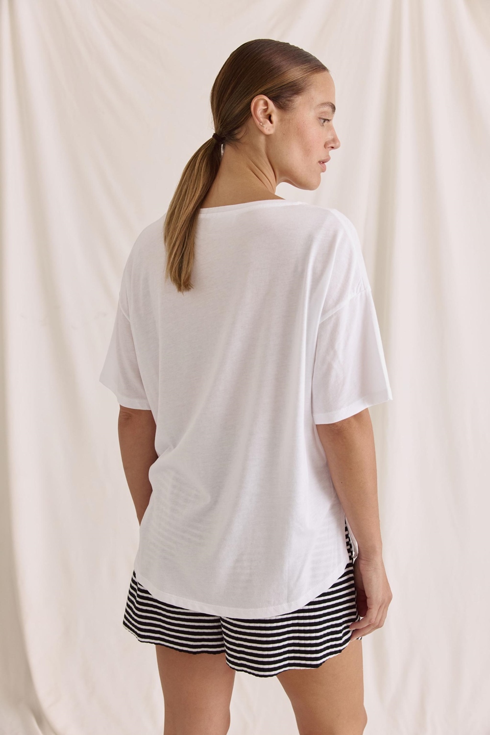 COTTON CANDY KARIAN T-SHIRT Größe: M Farbe: WHITE